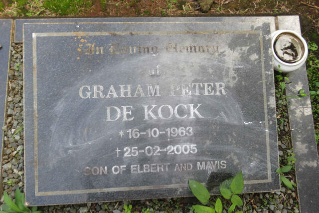 KOCK Graham Peter, de 1963-2005