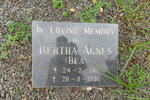 GRADWELL Robert 1915-1961 & Bertha Agnes 1915-1990