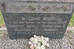 MORGAN Sarah Ann S. 1868-1956 :: CLAYTON Dorothy Vera 1903-1957
