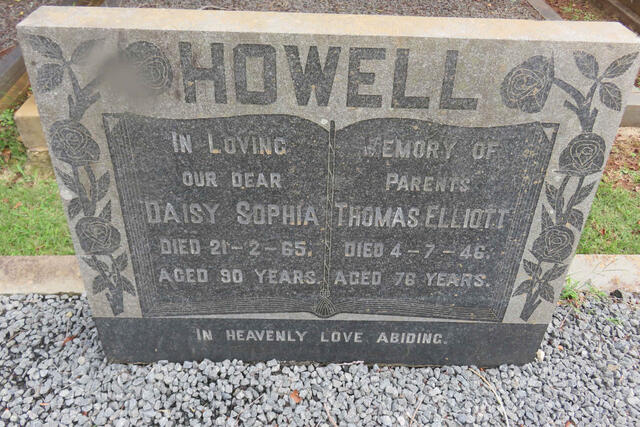 HOWELL Thomas Elliott -1946 & Daisy Sophia -1965