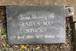 STOCKS Gladys May 1884-1964