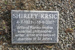 KRSIC Shirley 1921-2007