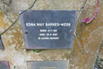 WEBB Edna May, BARNES 1911-1997