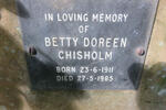 CHISHOLM Betty Doreen 1911-1985