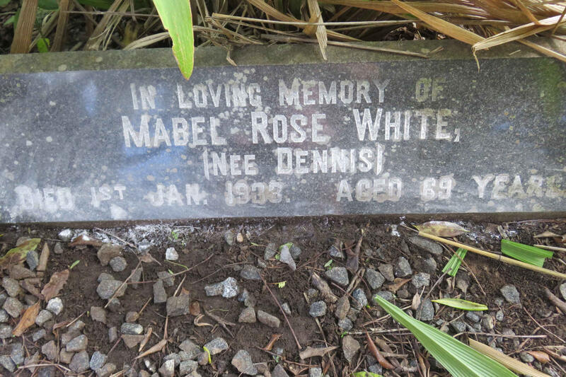 WHITE Mabel Rose nee DENNIS -1938