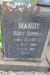MANDY Ruby Sophia nee ELLIOTT 1902-1987