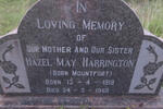 HARRINGTON Hazel May nee MOUNTFORT 1919-1969