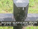 BAIN Rose Matilda 1965-2013