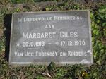 GILES Margaret 1918-1970