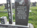 GOLIATH Minnie Munema 1932-1990