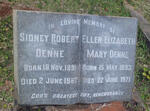 DENNE Sidney Robert 1891-1962 & Ellen Elizabeth Mary 1893-1971