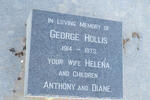 HOLLIS George 1914-1973 & Helena Gertruida VAN DER MERWE 1927-2001