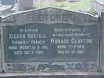 FLETCHER Horace Clayton 1891-1962 & Eileen Kestell FRANCIS née WEBB 1891-1980