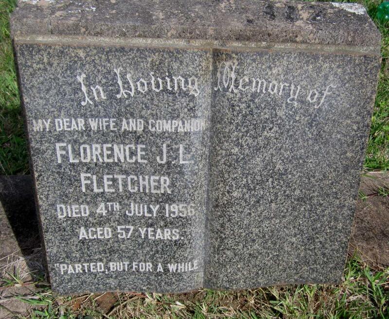FLETCHER Florence J.L. -1956