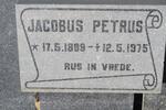 ? Jacobus Petrus 1899-1975