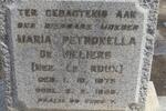 VILLIERS Maria Petronella, de nee LE ROUX 1875-1958