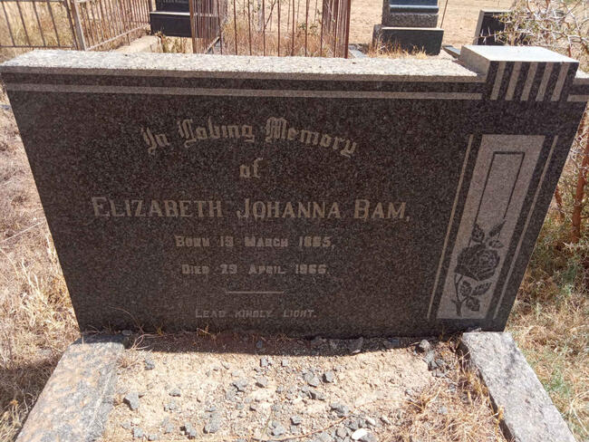 BAM Elizabeth Johanna 1885-1966