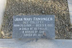FAINSINGER Joan Mary nee COLLETT 1926-1992