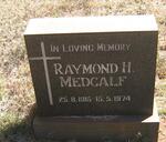 MEDCALF Raymond H. 1915-1974