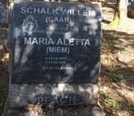 PEACH Schalk Willem 1912-1956 & Maria Aletta 1919-1998