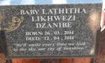 DZANIBE Lathitha Likhwezi 2014-2014