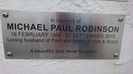 ROBINSON Michael Paul 1956-2015