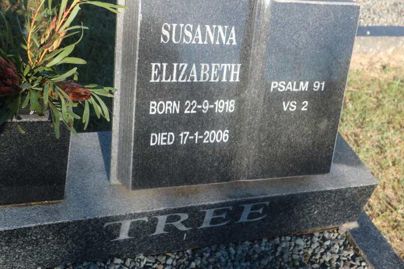 TREE Susanna Elizabeth 1918-2006