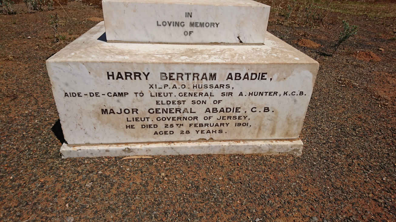 ABADIE Harry Bertram -1901