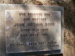 BOER John Arthur 1946-1952