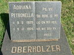 OBERHOLZER Adriana Petronella 1925-1978