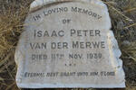 MERWE Isaac Peter, van der -1939