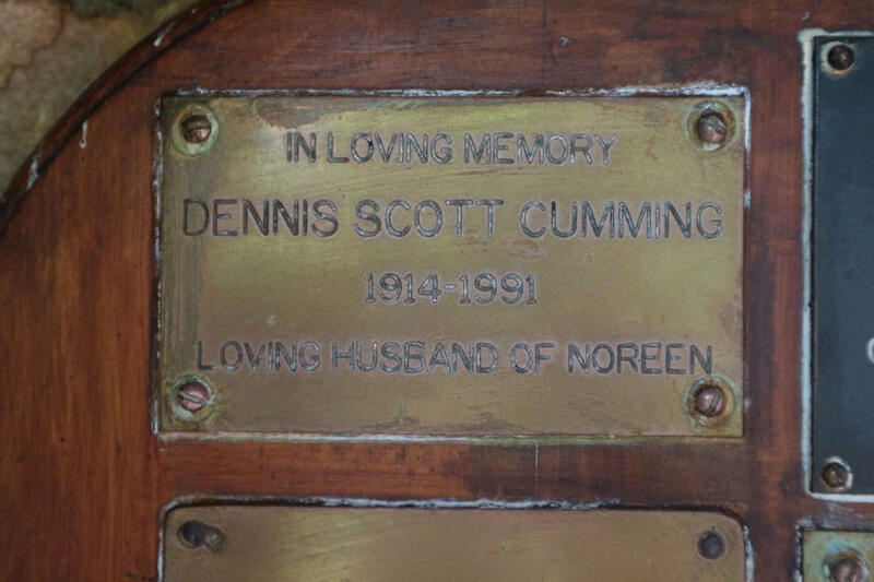 CUMMING Dennis Scott 1914-1991