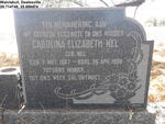 NEL Carolina Elizabeth nee NEL 1887-1958