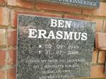 ERASMUS Ben 1949-2009