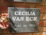 ECK Cecilia, van 1933-