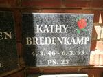 BREDENKAMP Kathy 1946-1995