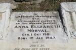 NORVAL Anna Elizabeth 1901-1947