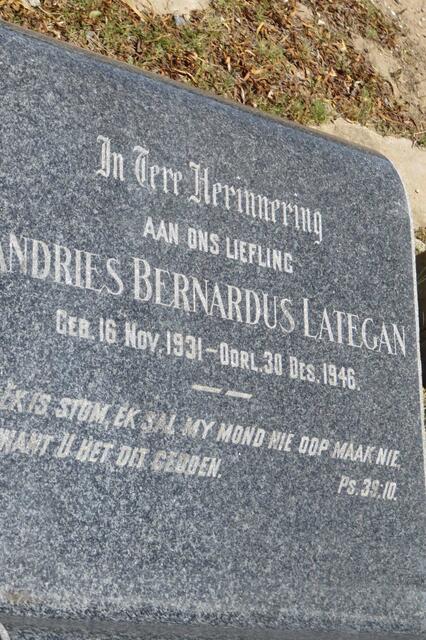 LATEGAN Andries Bernardus 1931-1946