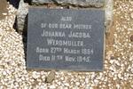 WERDMULLER Johanna Jacoba 1864-1945