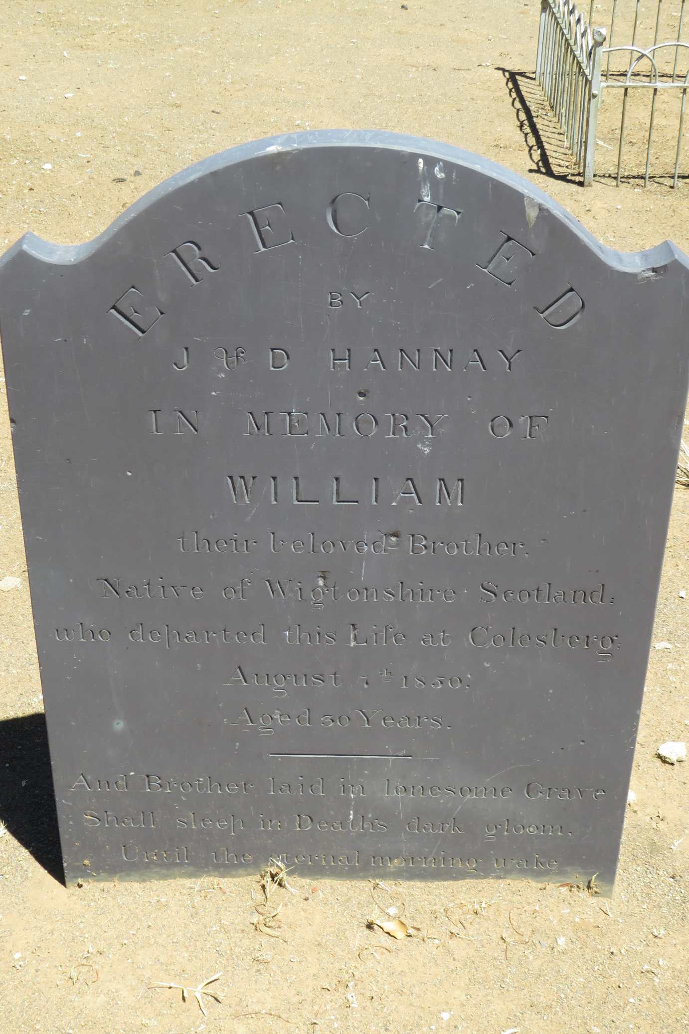 HANNAY William -1850