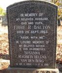 DALTON Eddie R. -1963 & Susanna Magrieta Helena VAN DEN BERG 1905-1981