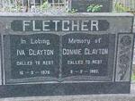 FLETCHER Iva Clayton -1976 :: FLETCHER Connie Clayton -1980