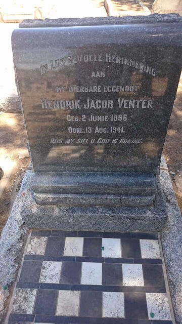 VENTER Hendrik Jacob 1896-1941