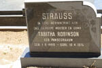 STRAUSS Tabitha Robinson nee PANSEGRAAUW 1899-1976