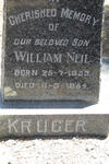 KRUGER William Neil 1953-1954