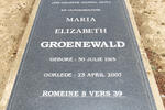 GROENEWALD Maria Elizabeth 1915-2007