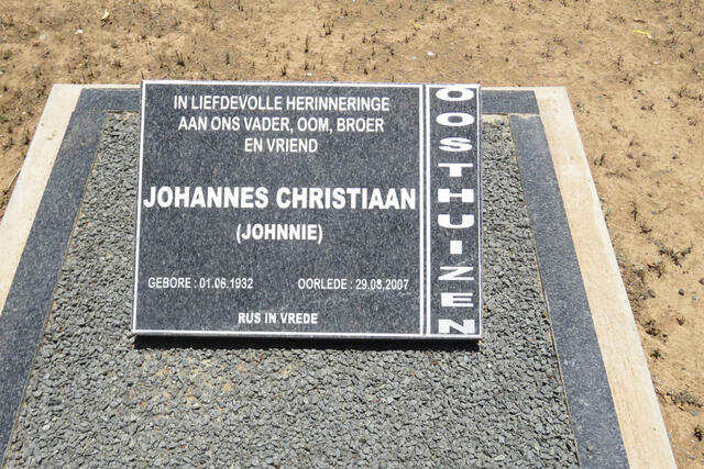 OOSTHUIZEN Johannes Christiaan 1932-2007