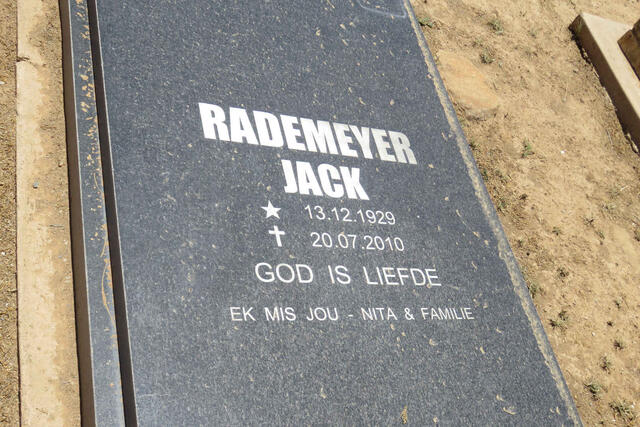 RADEMEYER Jack 1929-2010
