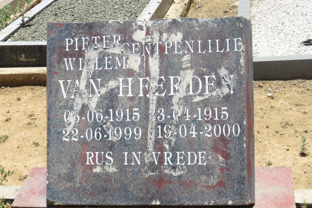 HEERDEN Pieter Willem, van 1915-1999 & Centpenlilie 1915-2000