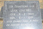 JACOBS Jan 1904-1966
